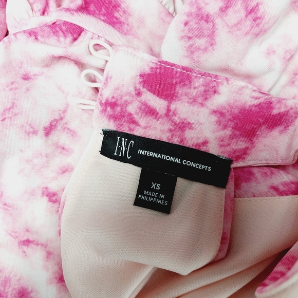 INC International Concepts Pink Heritage Maxi Dress  P396 - Picture 4 of 7